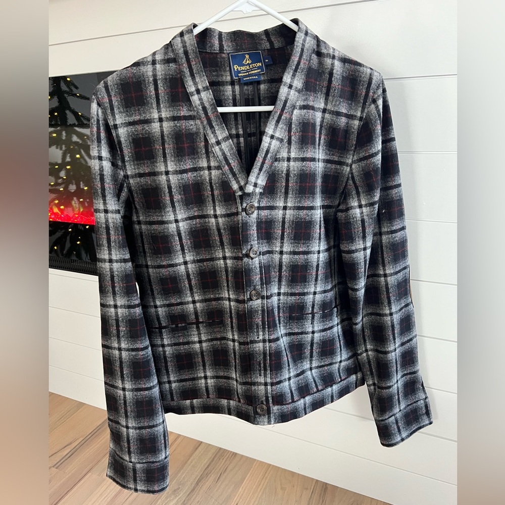 Pendleton x Opening Ceremony plaid wool cardigan